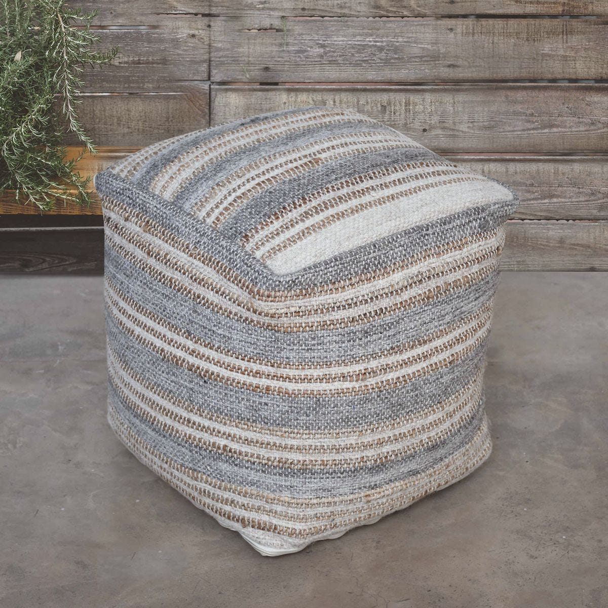 Mesick Pouf – Furniture by Uttermost | Sutter & Vale