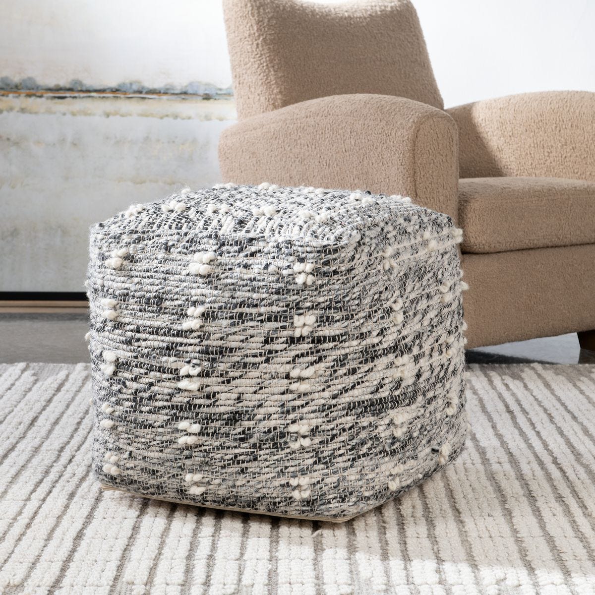 Narol Pouf – Furniture by Uttermost | Sutter & Vale