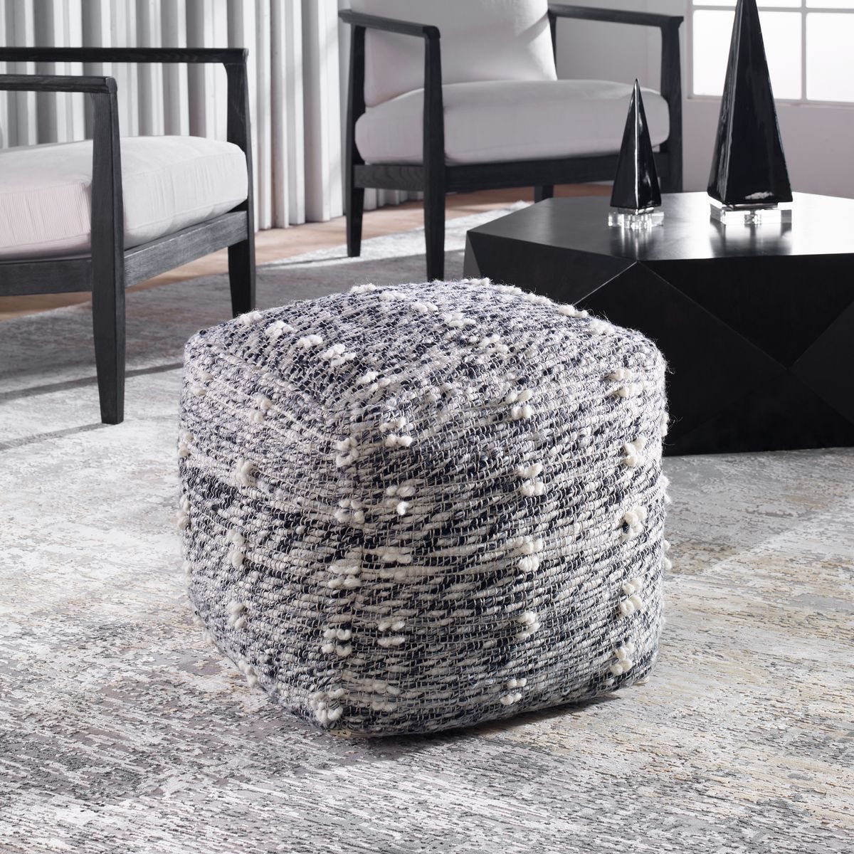 Narol Pouf – Furniture by Uttermost | Sutter & Vale