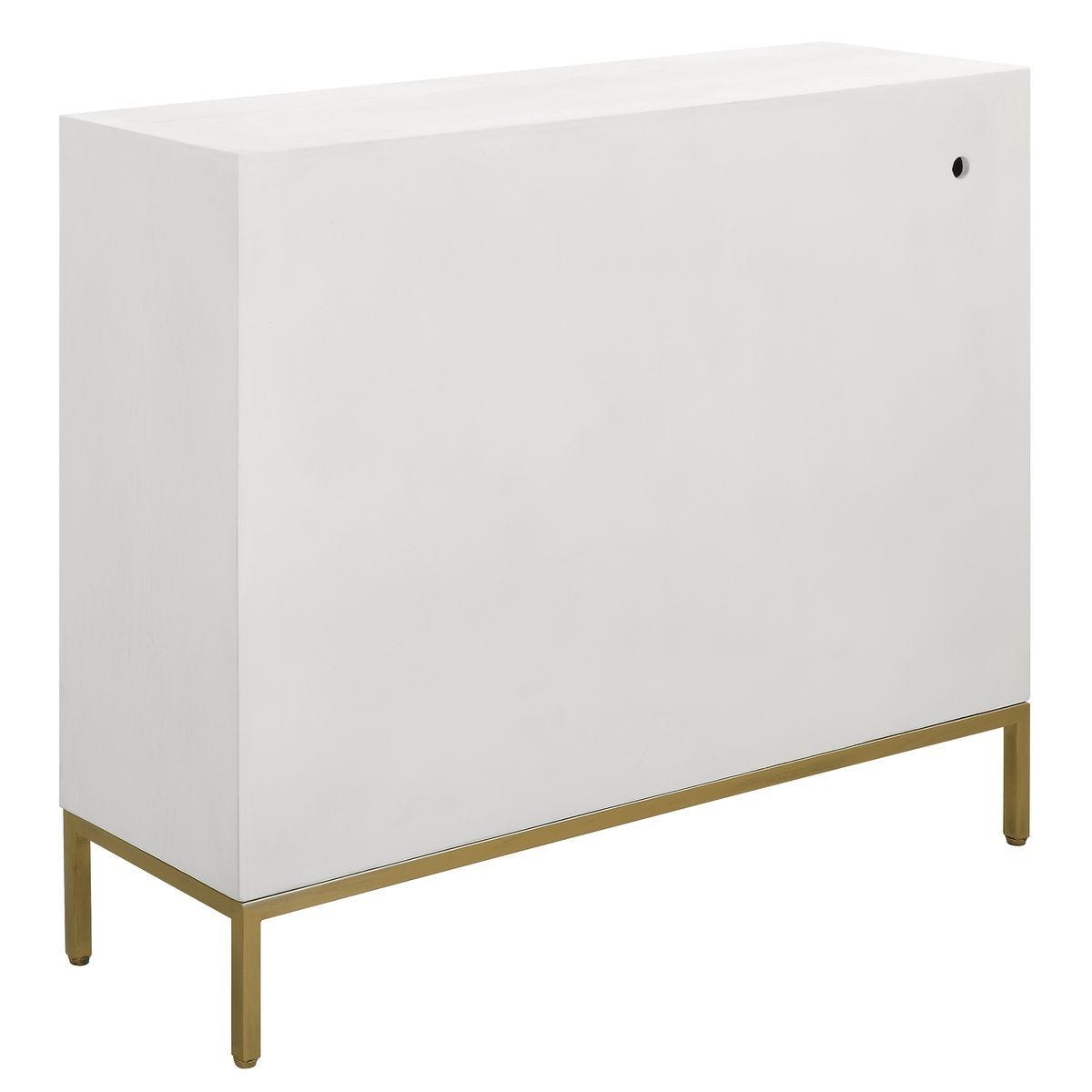Front Range 2 Door Cabinet, White – Furniture by Uttermost | Sutter & Vale