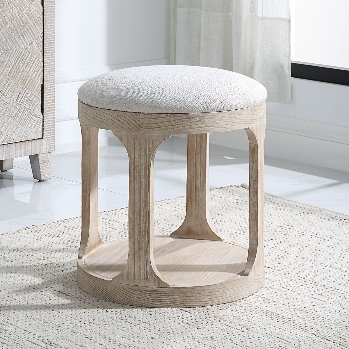 Dennen Ottoman – Furniture by Uttermost | Sutter & Vale