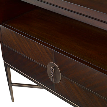 Longwood Nightstand - Walnut – Ambella Home