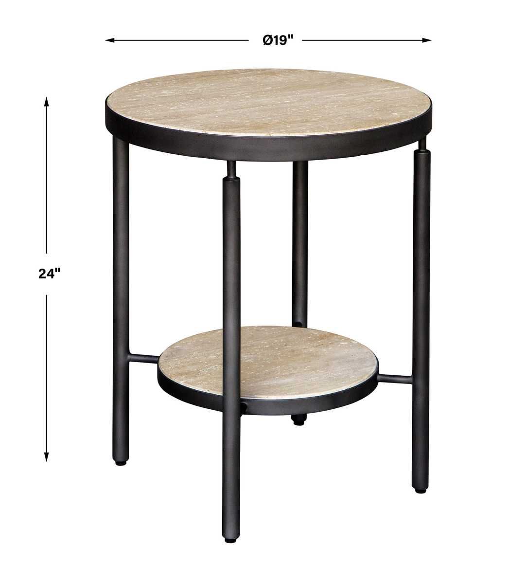 Dauntless Side Table – Furniture by Uttermost | Sutter & Vale