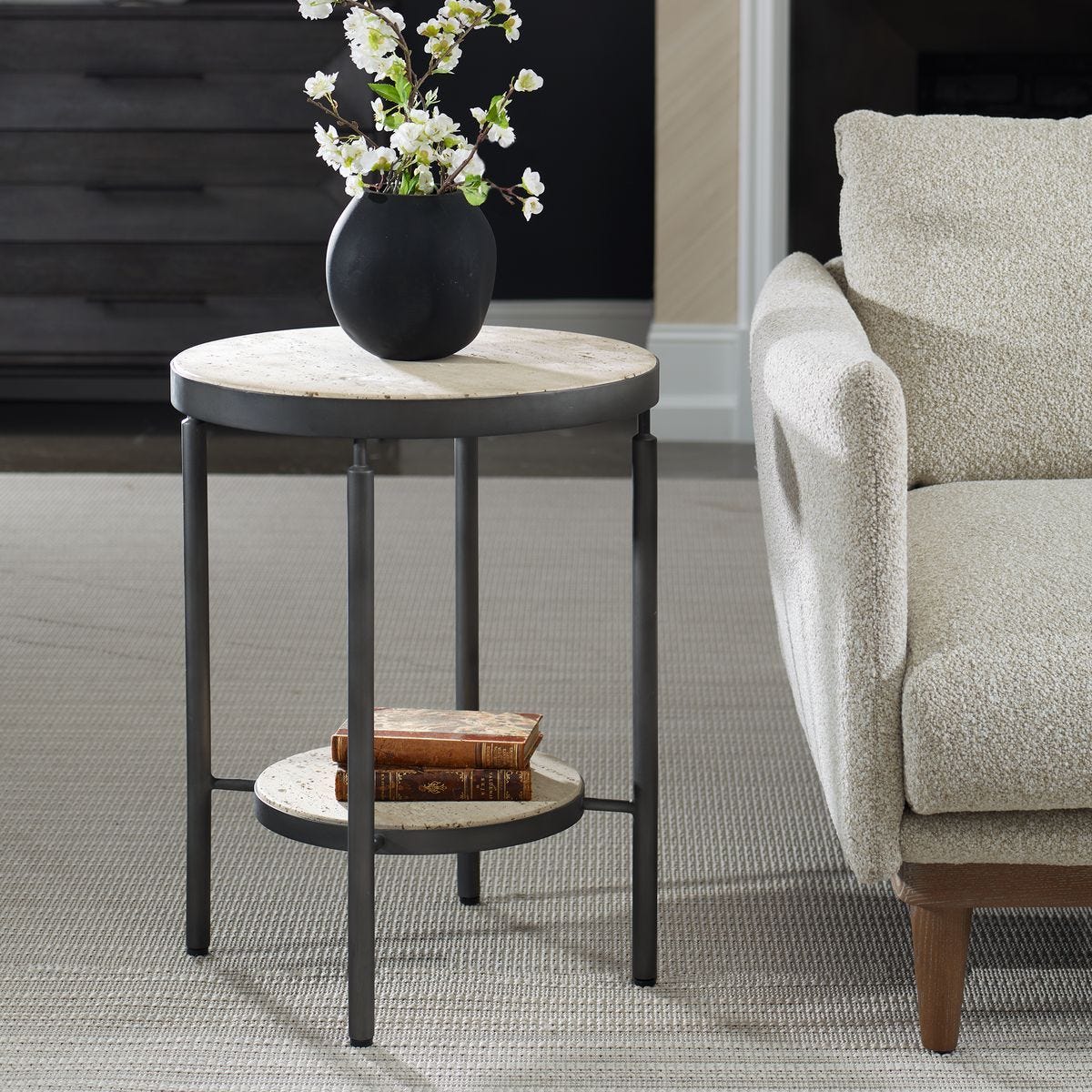 Dauntless Side Table – Furniture by Uttermost | Sutter & Vale