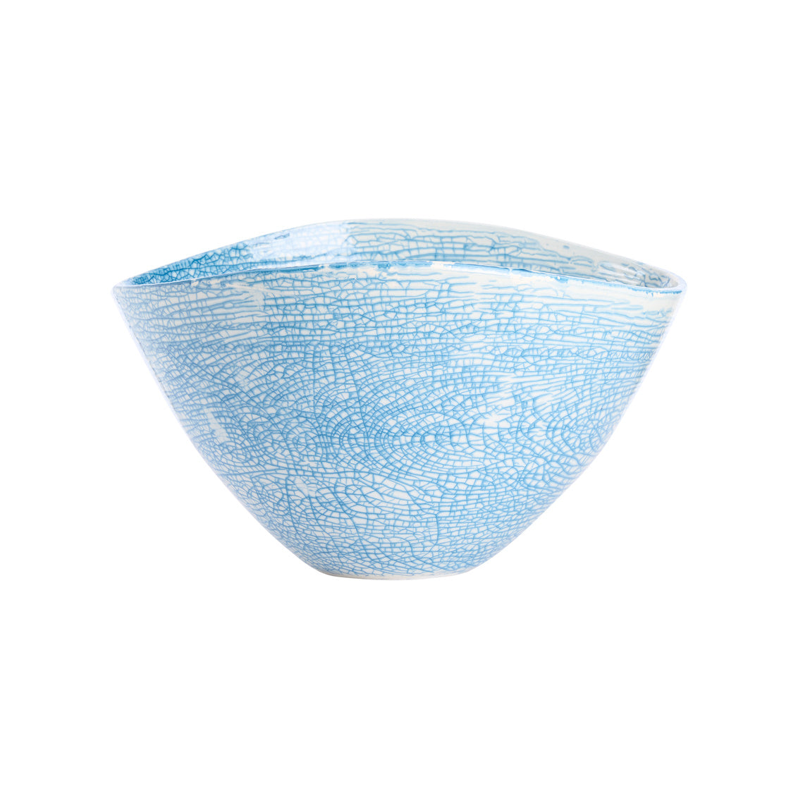 Blue Oval Centerpiece in 10 / Porcelain - Chelsea House