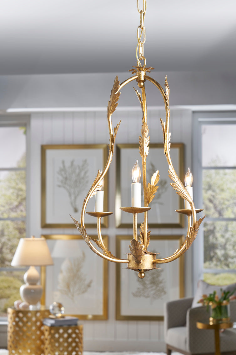 Petite Chandelier - Gold in 23 / Iron - Chelsea House
