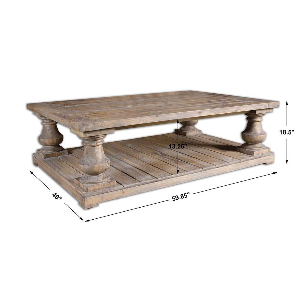 Stratford Coffee Table, Natural