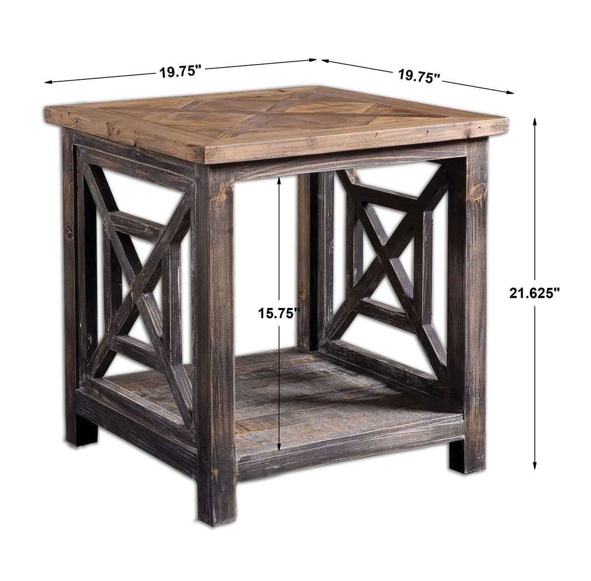 Spiro End Table – Furniture by Uttermost | Sutter & Vale