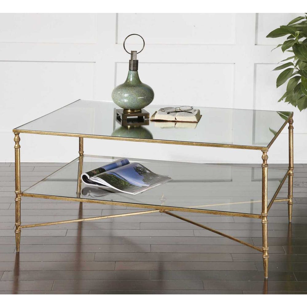 Henzler Coffee Table, Gold