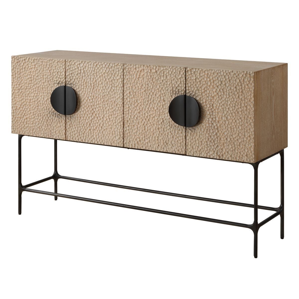 Lunar 4 Door Cabinet – Furniture by Uttermost | Sutter & Vale