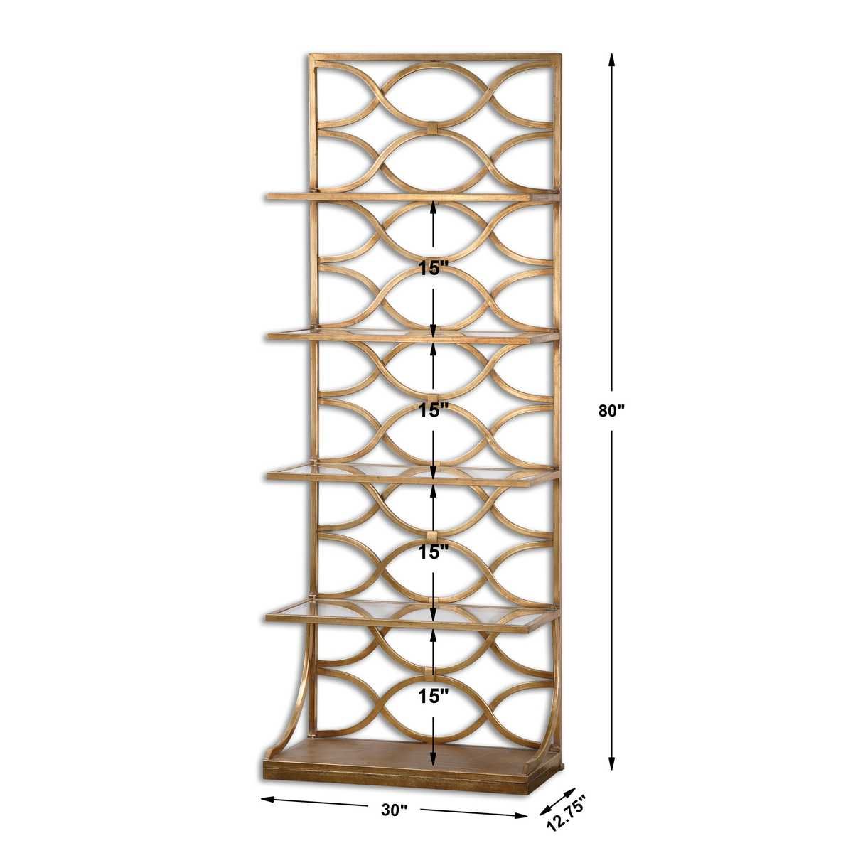 Lashaya Etagere – Furniture by Uttermost | Sutter & Vale