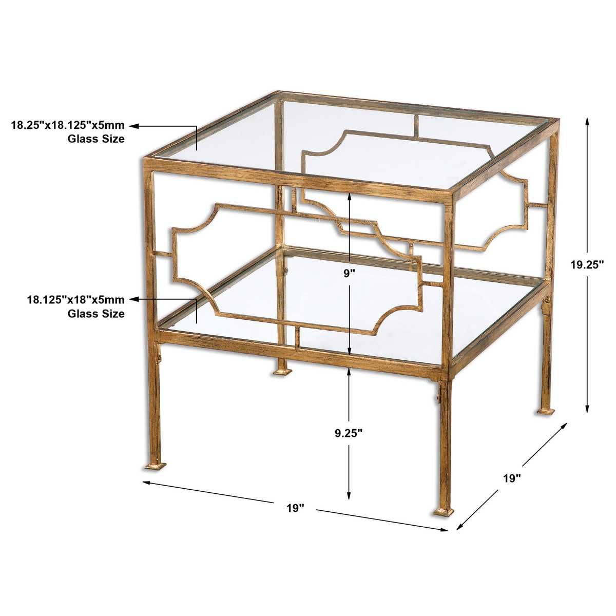Genell Cube Table – Furniture by Uttermost | Sutter & Vale