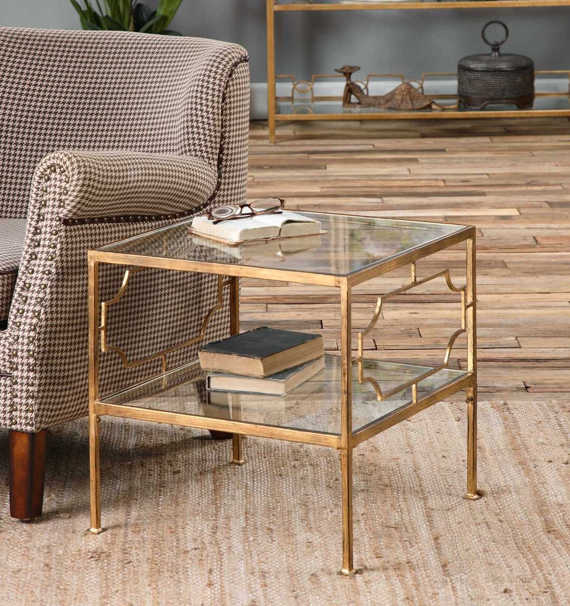 Genell Cube Table – Furniture by Uttermost | Sutter & Vale
