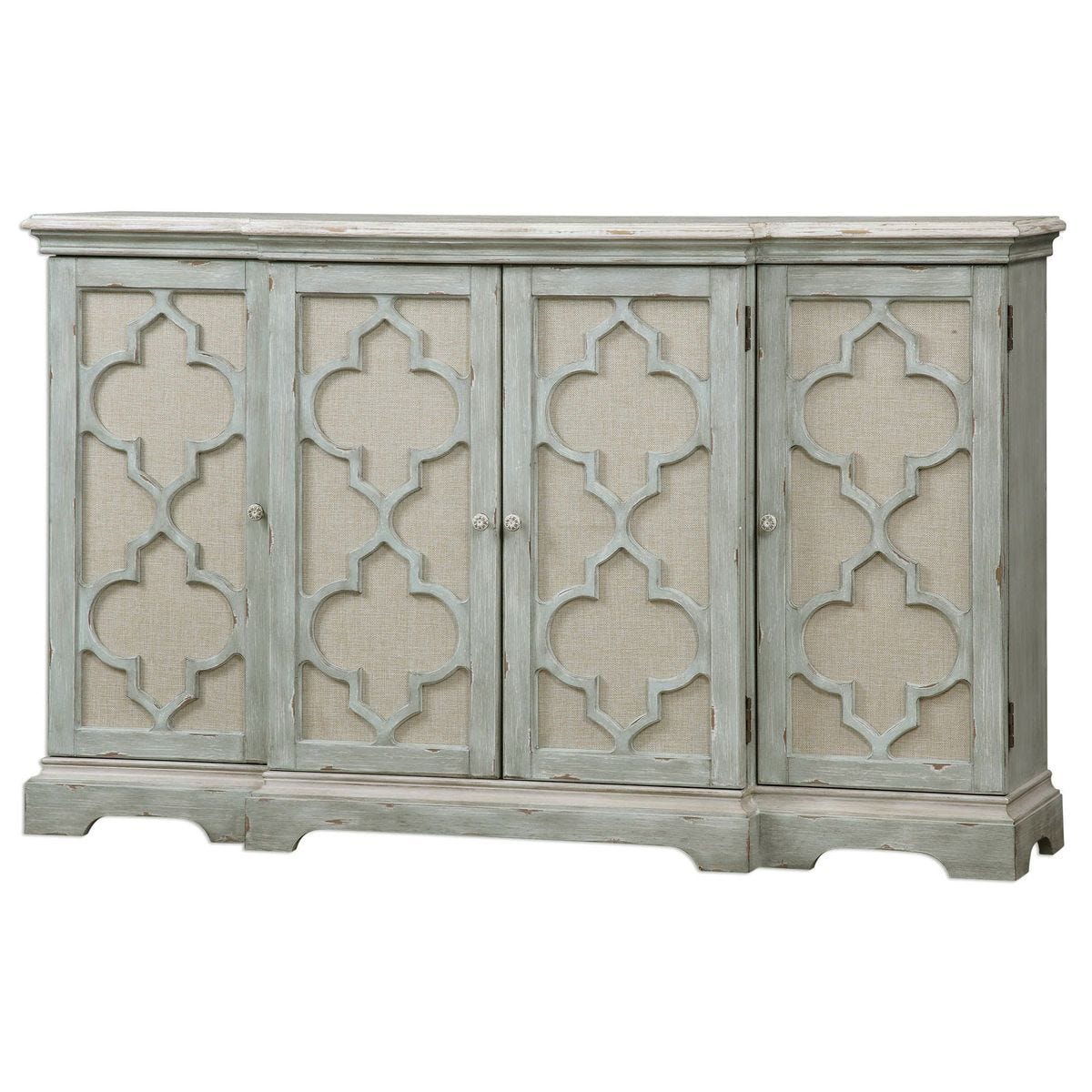 Sophie 4 Door Cabinet – Furniture by Uttermost | Sutter & Vale