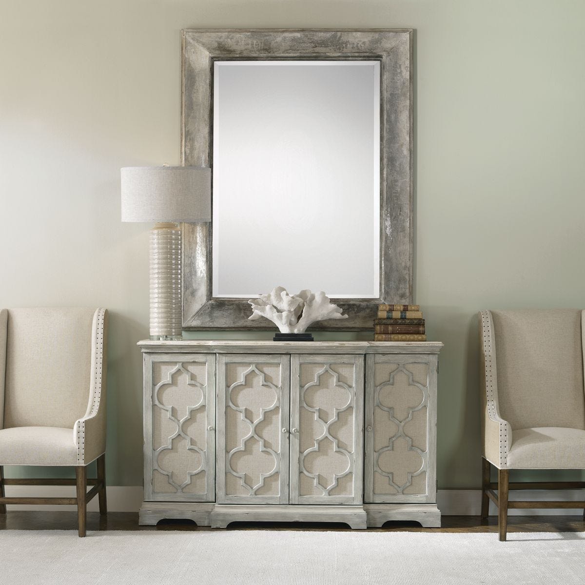 Sophie 4 Door Cabinet – Furniture by Uttermost | Sutter & Vale