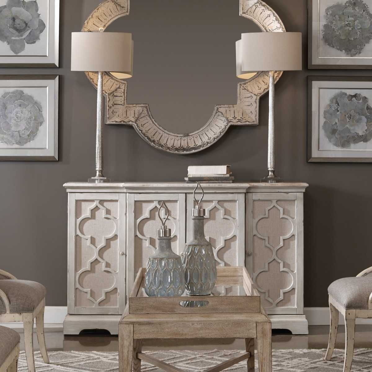 Sophie 4 Door Cabinet – Furniture by Uttermost | Sutter & Vale
