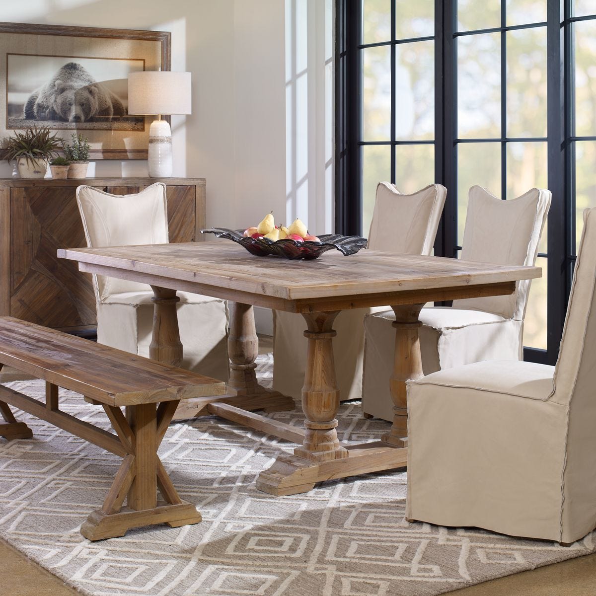 Stratford Rectangle Dining Table – Furniture by Uttermost | Sutter & Vale