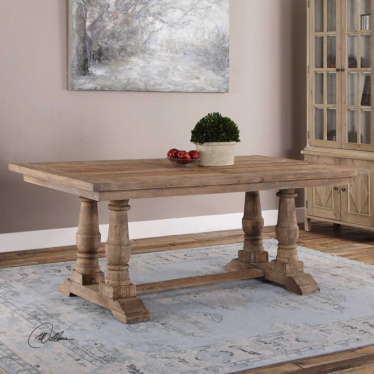Stratford Rectangle Dining Table – Furniture by Uttermost | Sutter & Vale