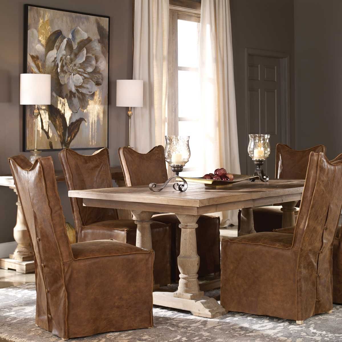 Stratford Rectangle Dining Table – Furniture by Uttermost | Sutter & Vale