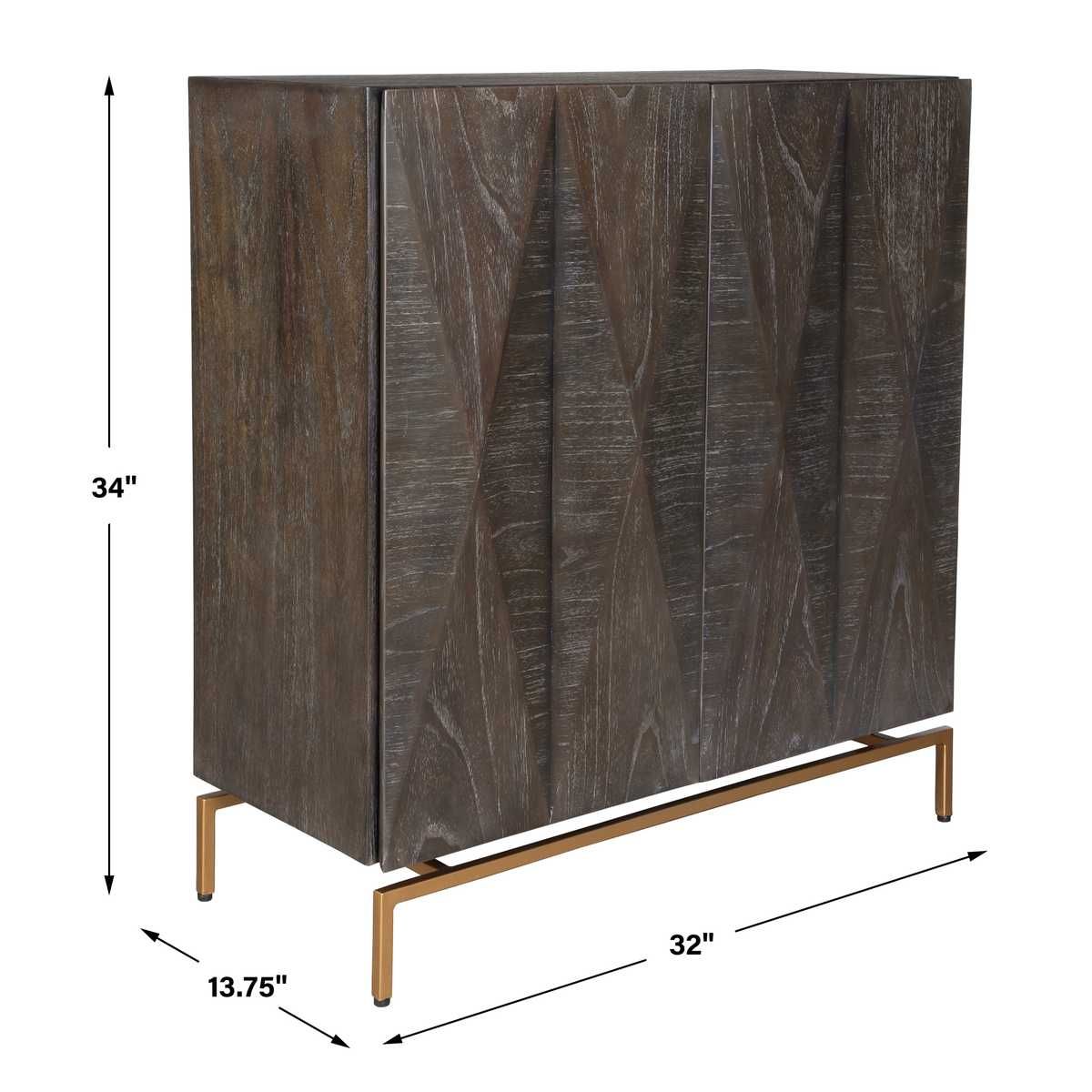 Marico 2 Door Cabinet – Furniture by Uttermost | Sutter & Vale
