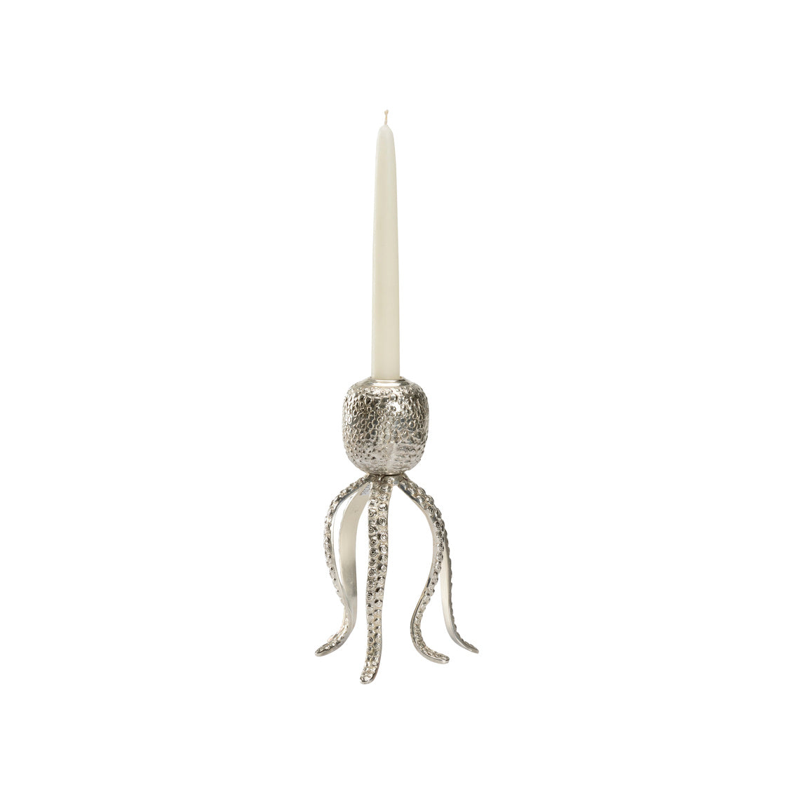Pacific Octopus Candleholder - Nickel