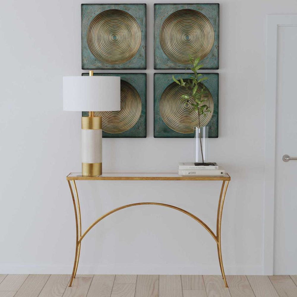 Alayna Console Table, Gold
