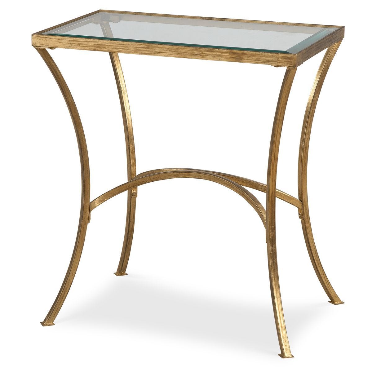 Alayna End Table, Gold – Furniture by Uttermost | Sutter & Vale