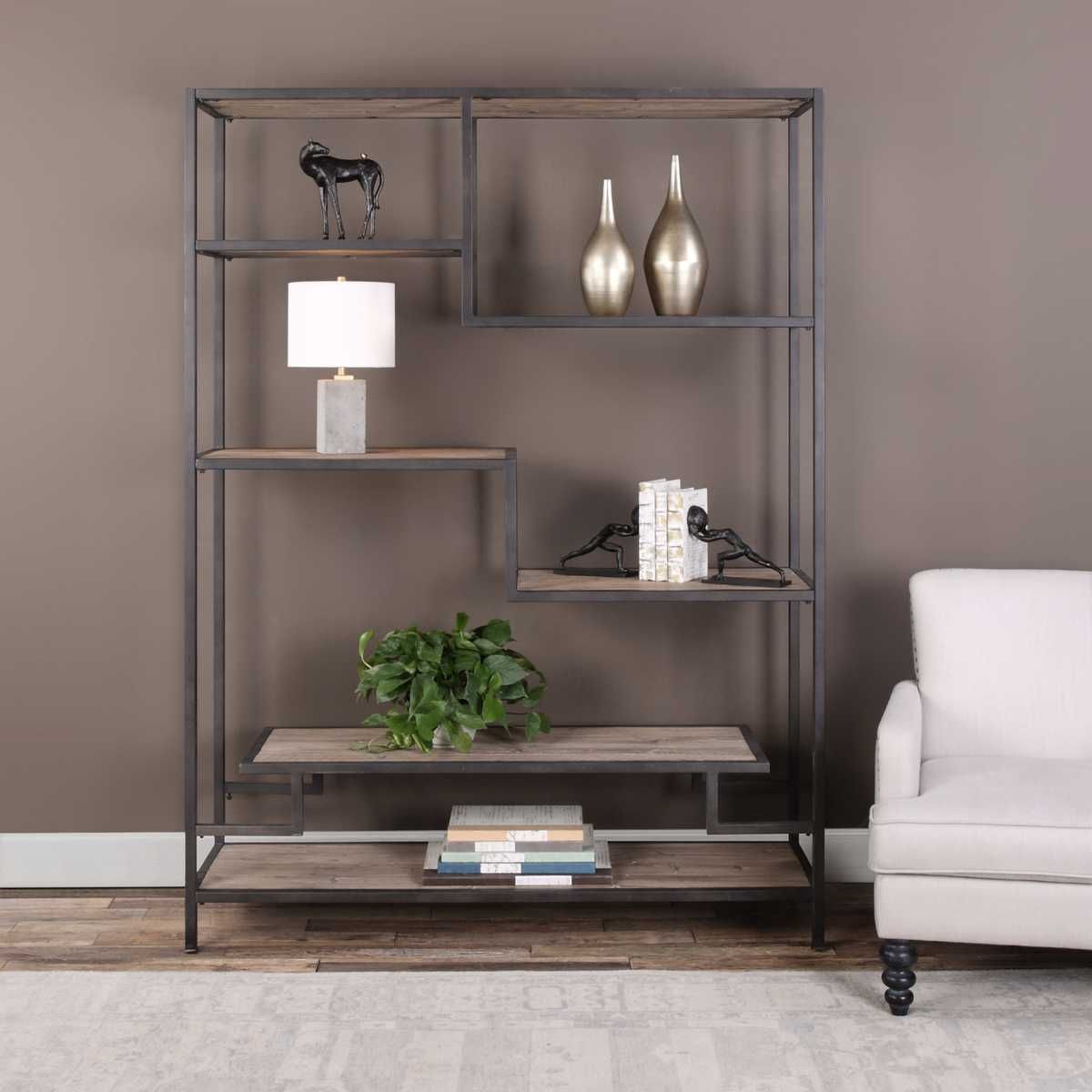 Sherwin Etagere, 2 Cartons – Furniture by Uttermost | Sutter & Vale