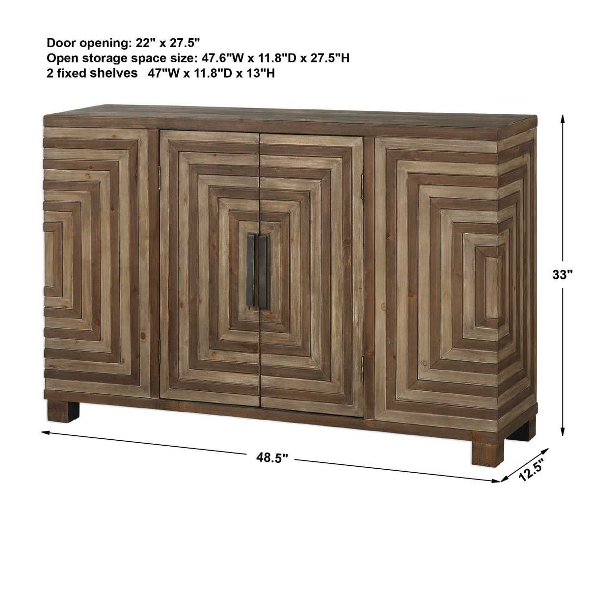 Layton Console Cabinet – Furniture by Uttermost | Sutter & Vale