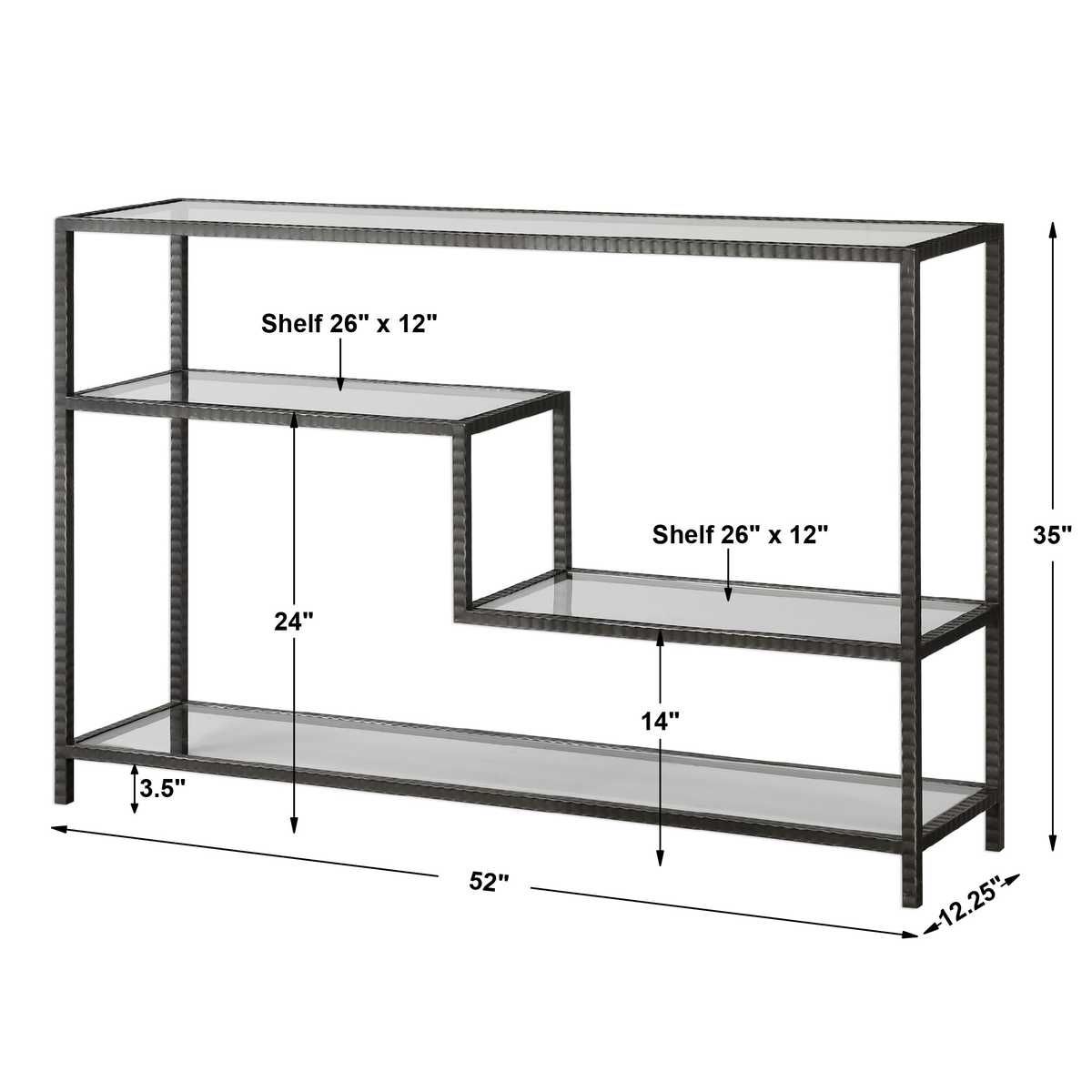 Leo Console Table – Furniture by Uttermost | Sutter & Vale
