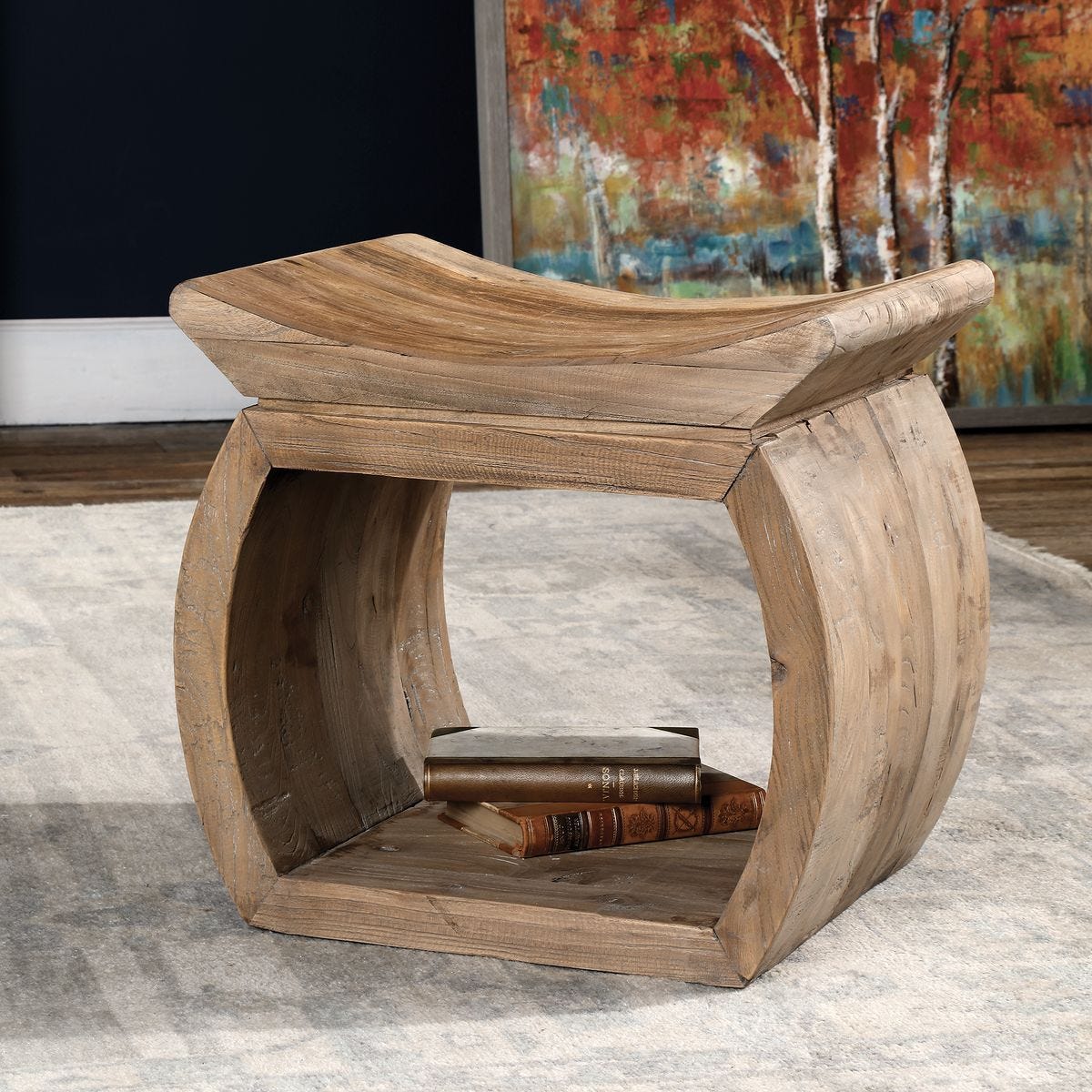 Connor Small Bench, Natural – Furniture by Uttermost | Sutter & Vale