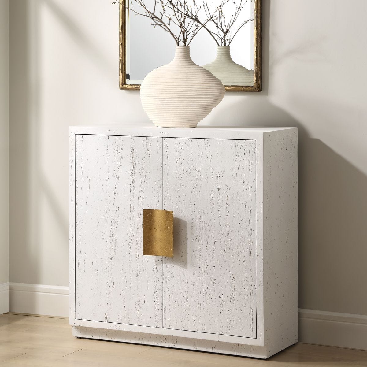 Emma 2 Door Cabinet – Furniture by Uttermost | Sutter & Vale