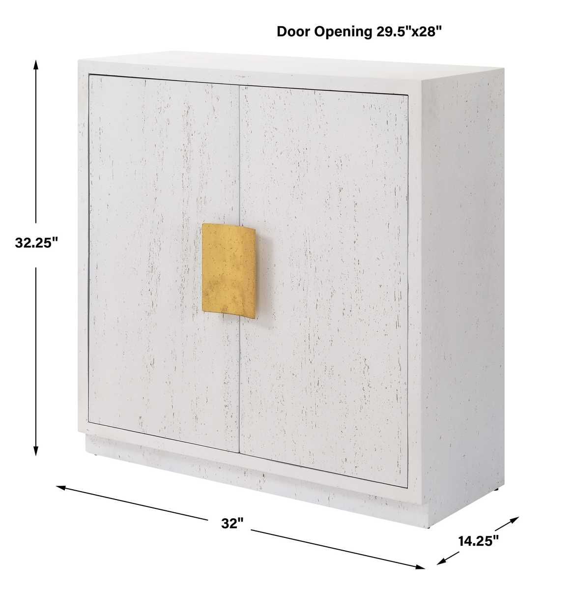 Emma 2 Door Cabinet – Furniture by Uttermost | Sutter & Vale