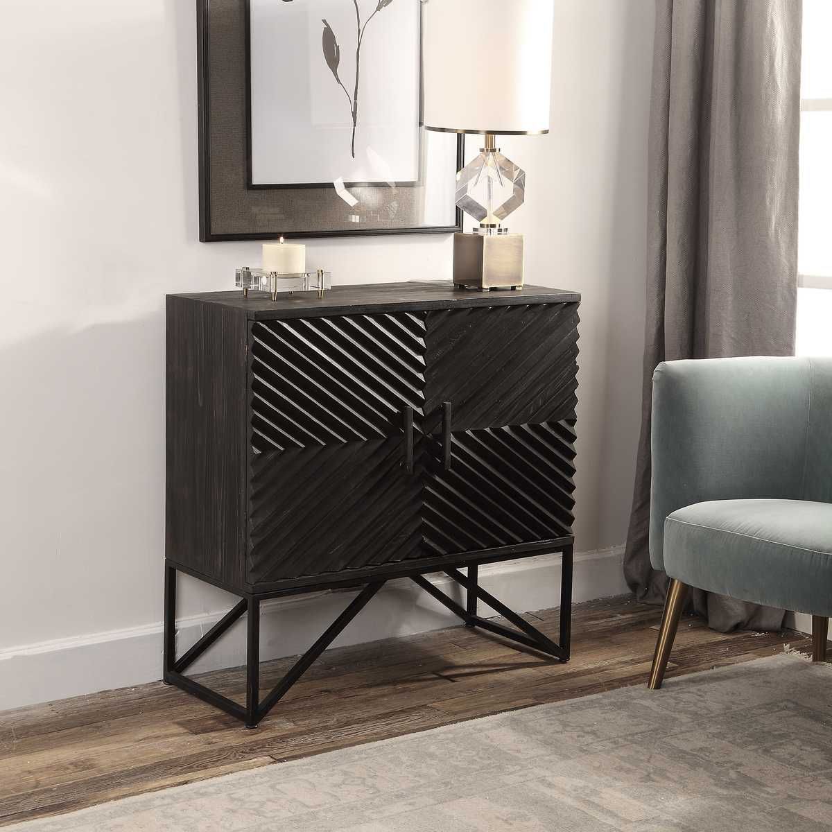 Zadie 2 Door Cabinet – Furniture by Uttermost | Sutter & Vale