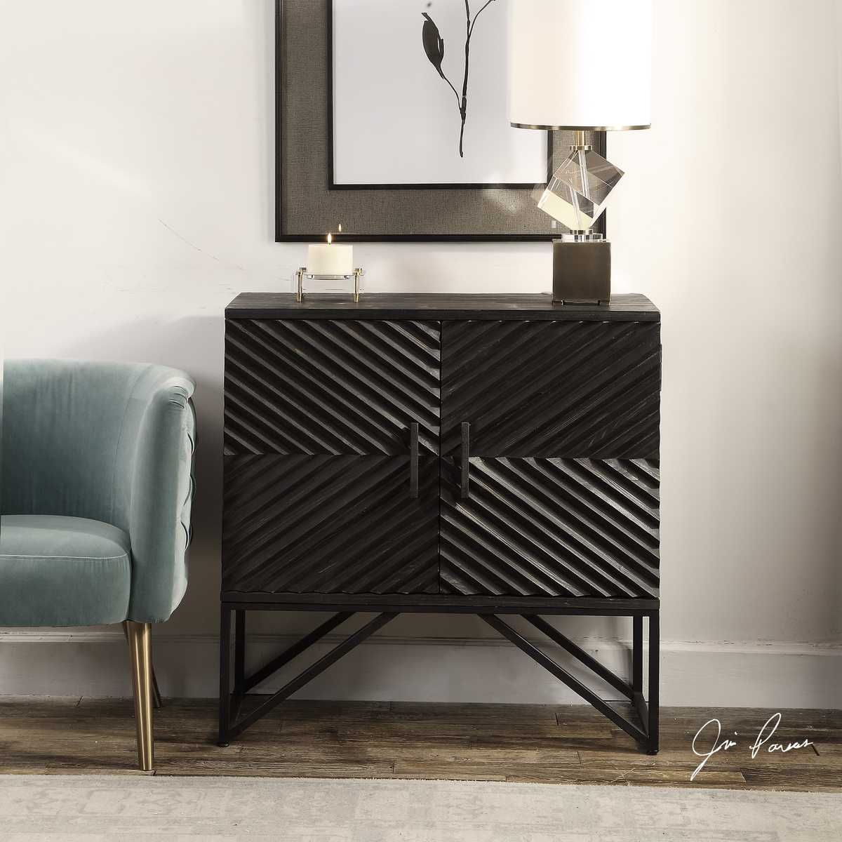 Zadie 2 Door Cabinet – Furniture by Uttermost | Sutter & Vale