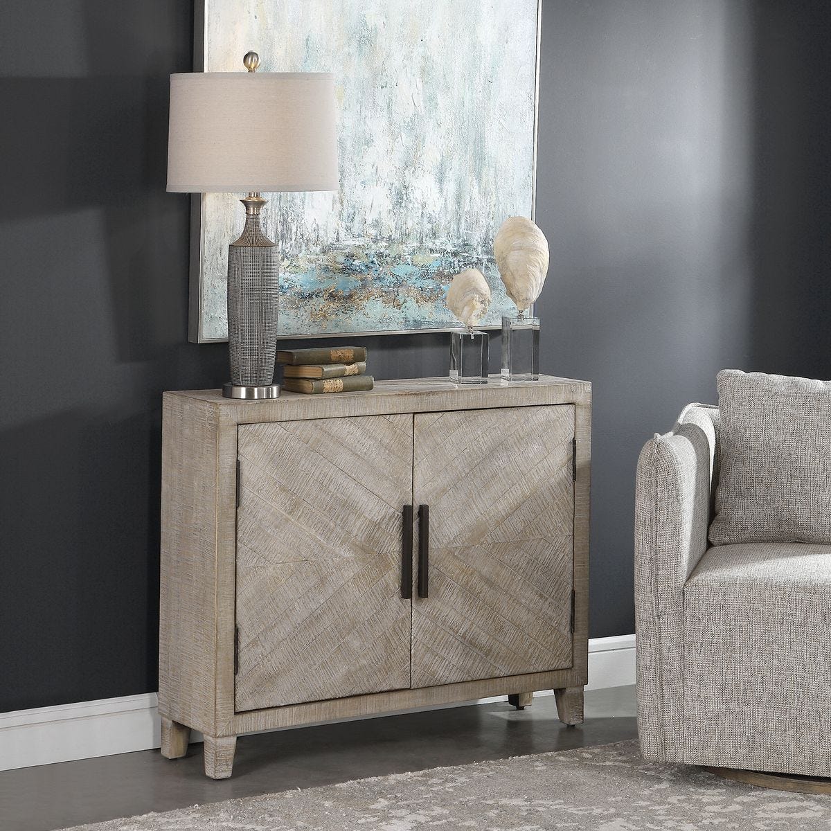 Adalind 2 Door Cabinet – Furniture by Uttermost | Sutter & Vale