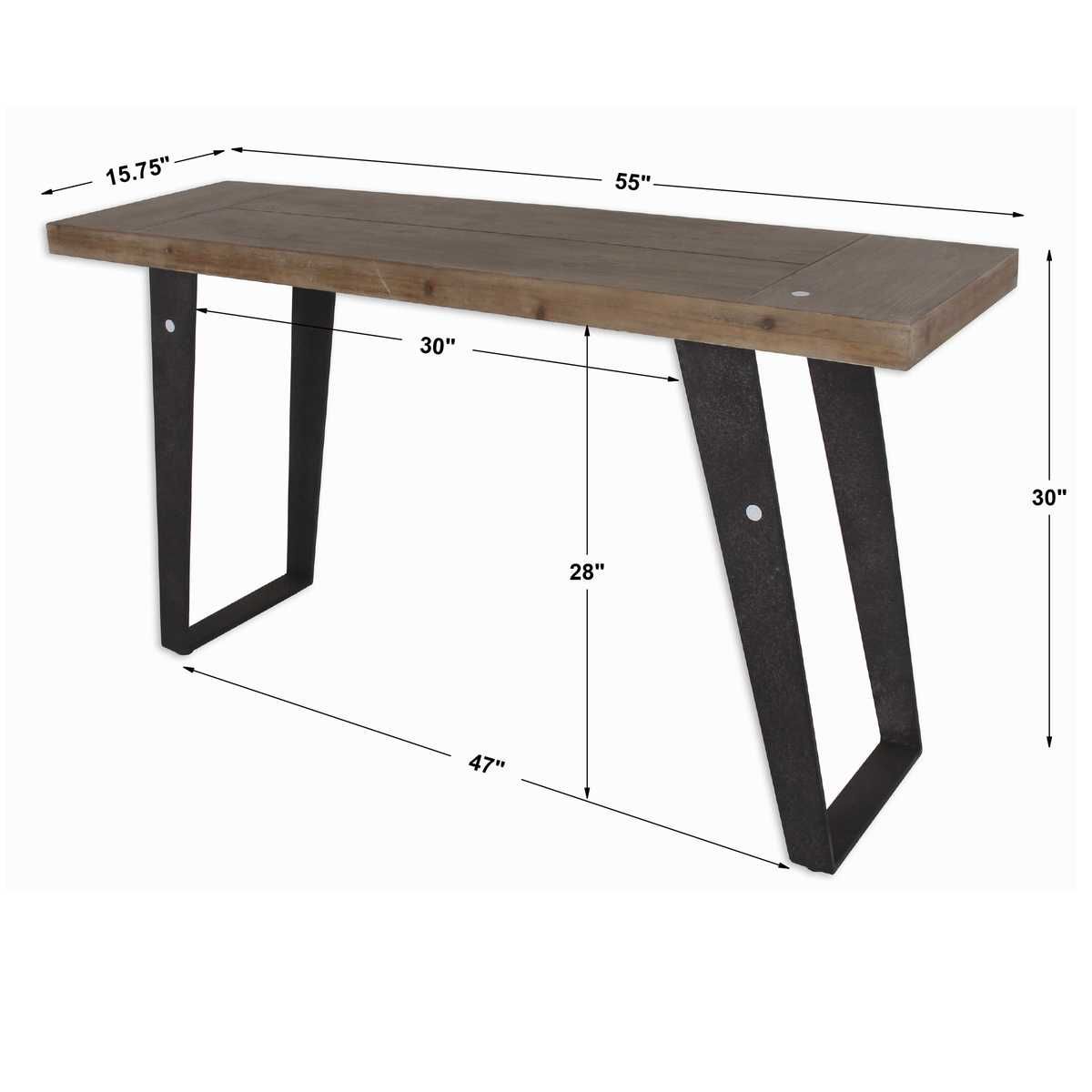 Freddy Console Table – Furniture by Uttermost | Sutter & Vale