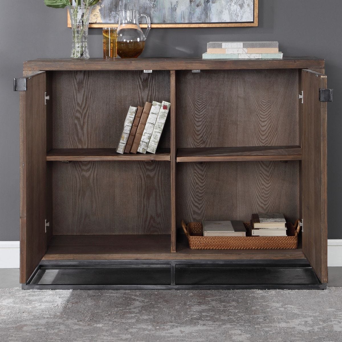 Evros 2 Door Cabinet – Furniture by Uttermost | Sutter & Vale
