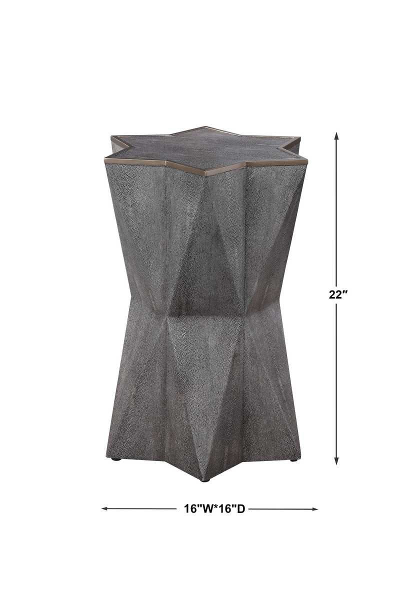 Capella Accent Table, Gray – Furniture by Uttermost | Sutter & Vale