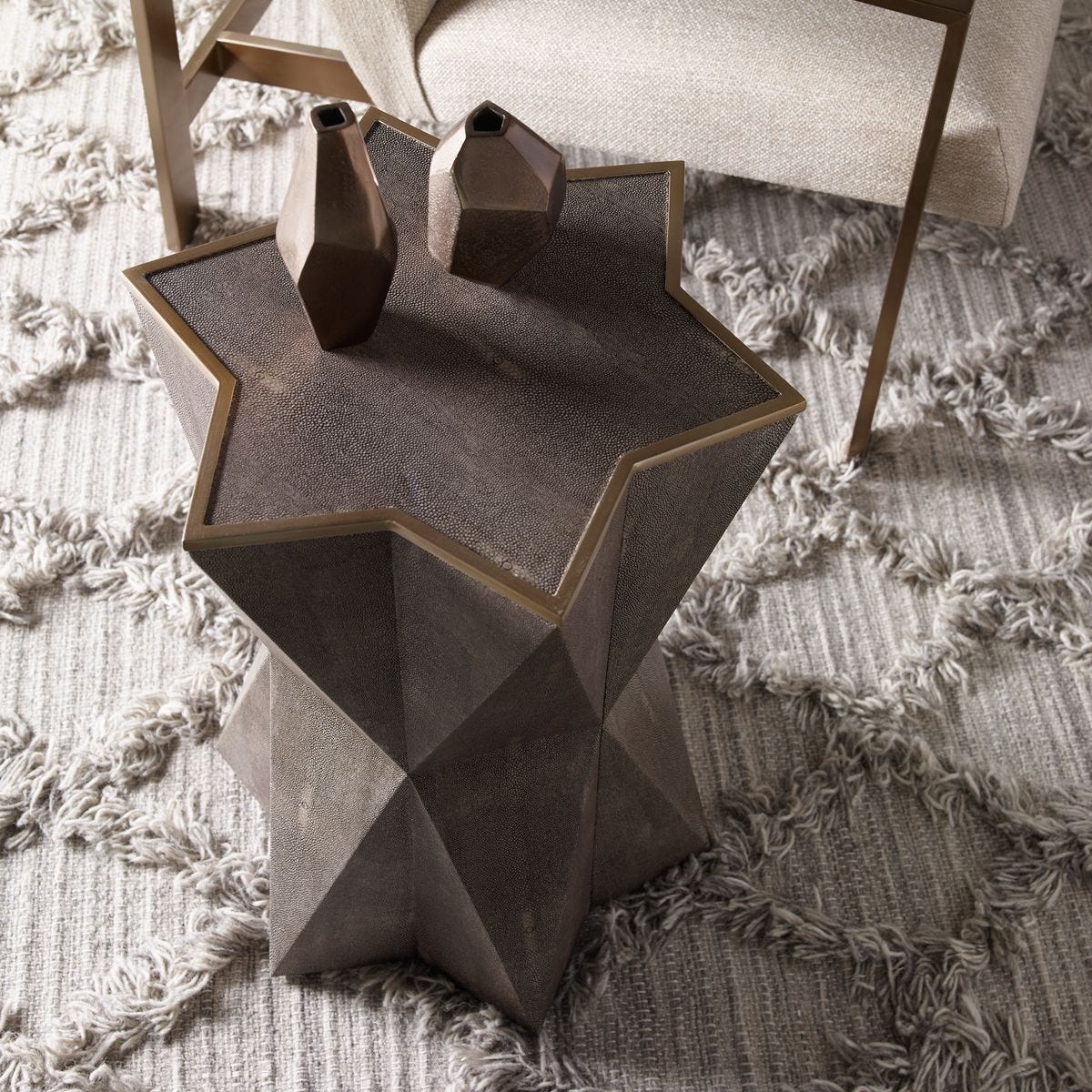 Capella Accent Table, Gray – Furniture by Uttermost | Sutter & Vale