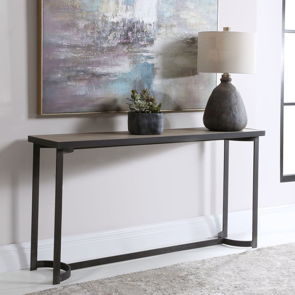 Basuto Console Table – Furniture by Uttermost | Sutter & Vale