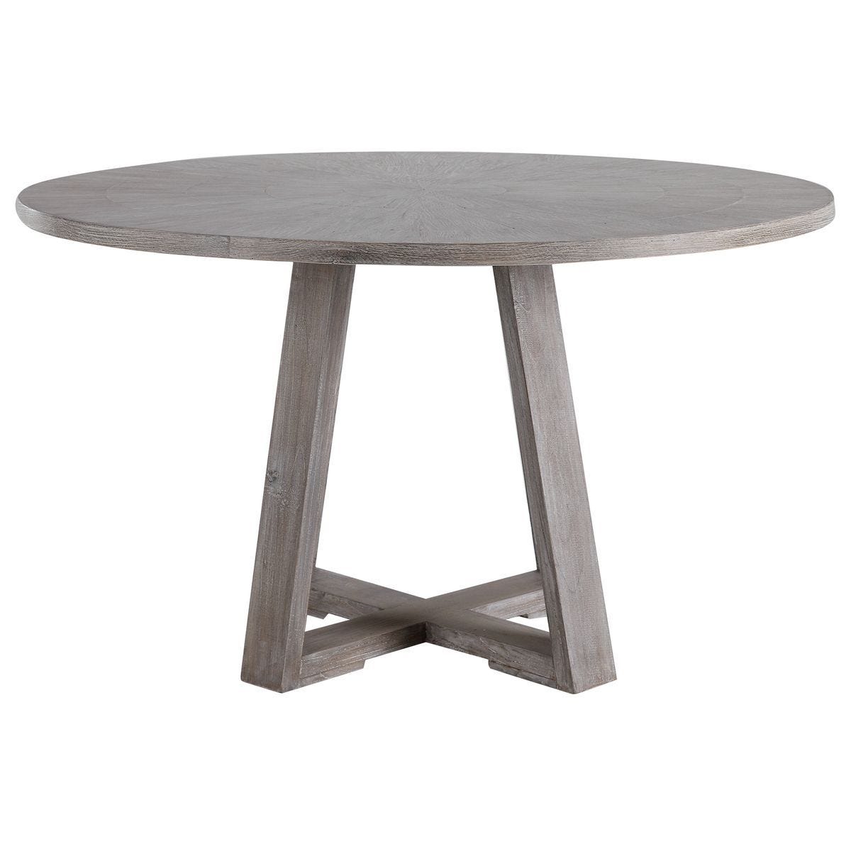Gidran Dining Table, Gray, 2 Cartons – Furniture by Uttermost | Sutter & Vale