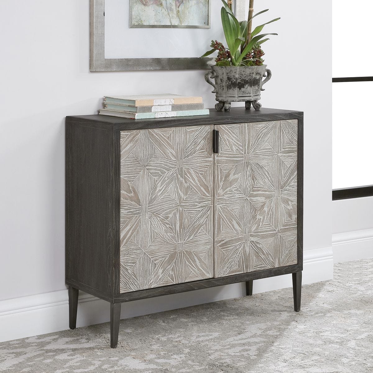 Laurentia 2 Door Cabinet – Furniture by Uttermost | Sutter & Vale