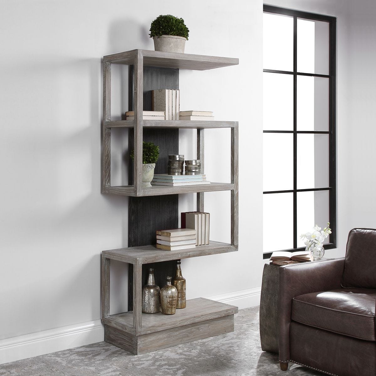 Nicasia Etagere – Furniture by Uttermost | Sutter & Vale