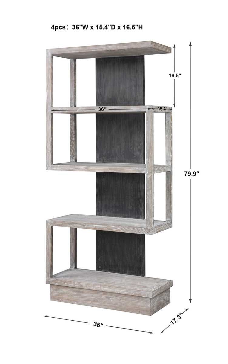 Nicasia Etagere – Furniture by Uttermost | Sutter & Vale