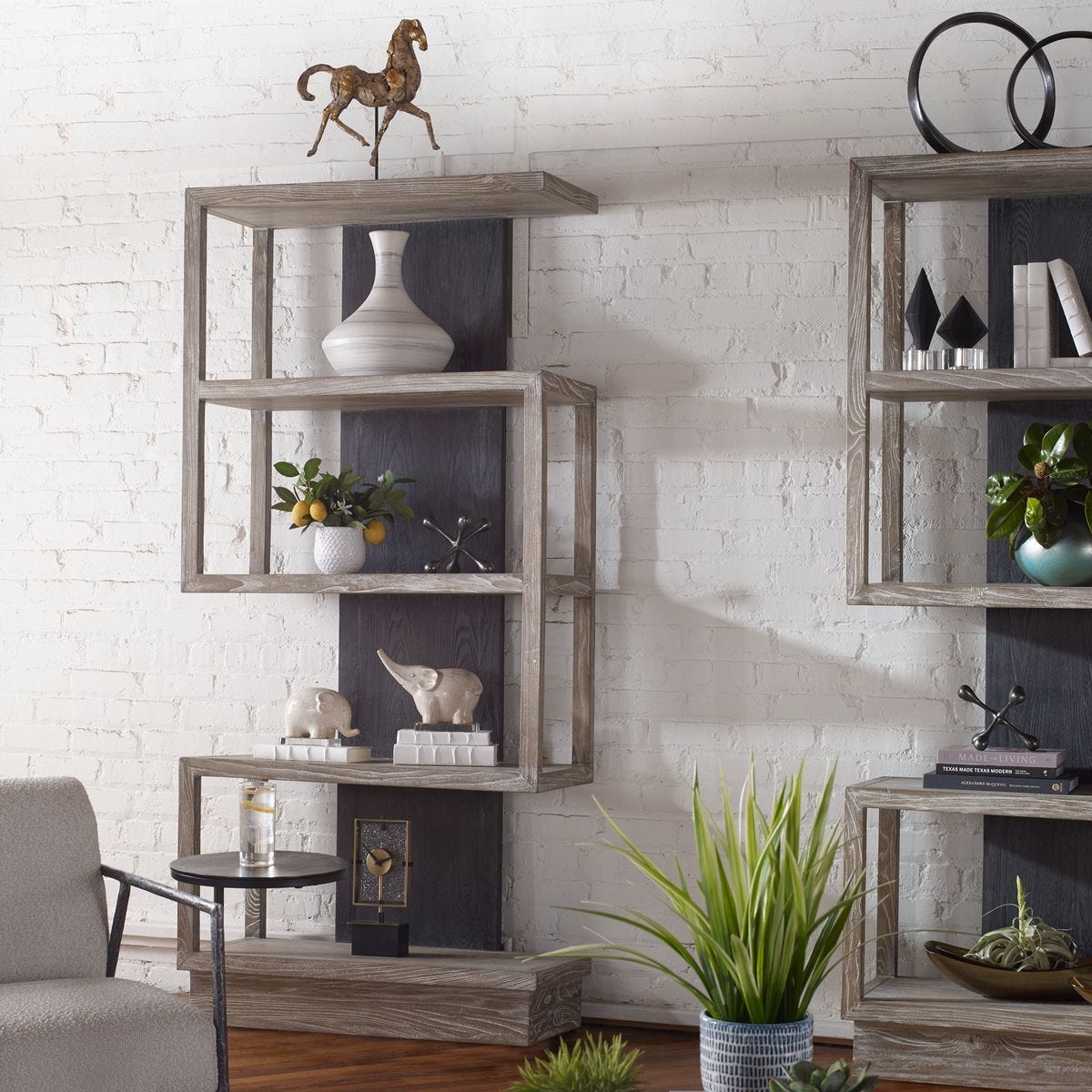 Nicasia Etagere – Furniture by Uttermost | Sutter & Vale
