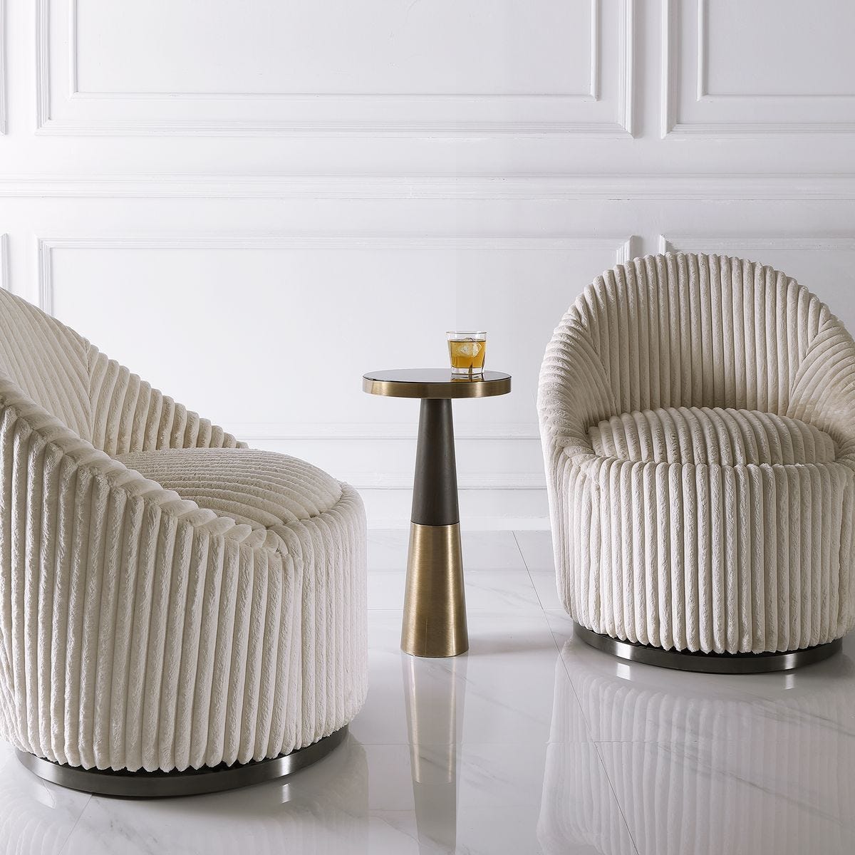 Fortier Accent Table, Espresso – Furniture by Uttermost | Sutter & Vale