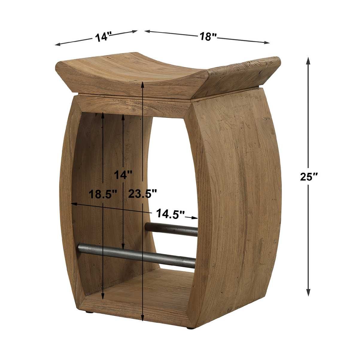 Connor Counter Stool – Furniture by Uttermost | Sutter & Vale
