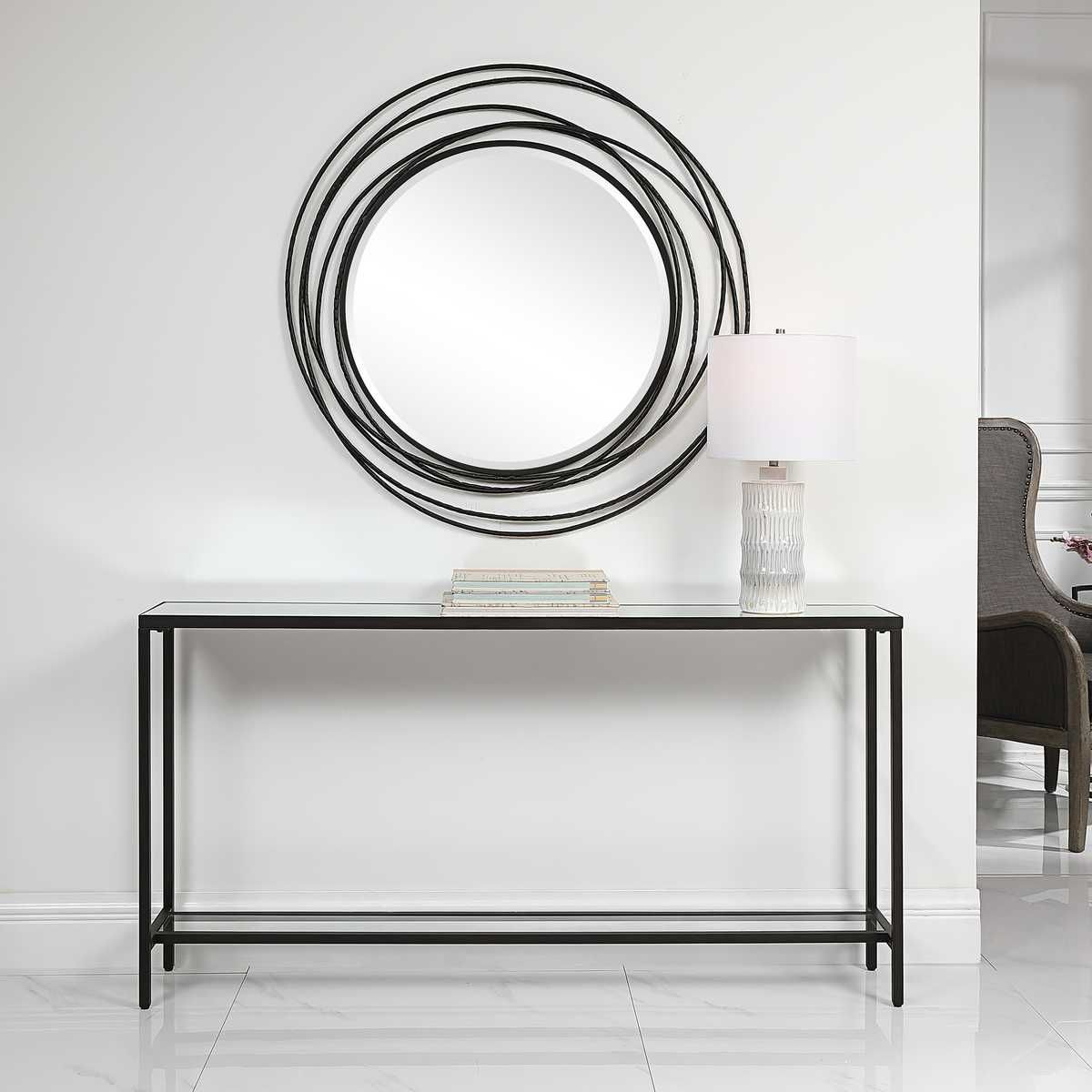 Hayley Console Table, Black – Furniture by Uttermost | Sutter & Vale