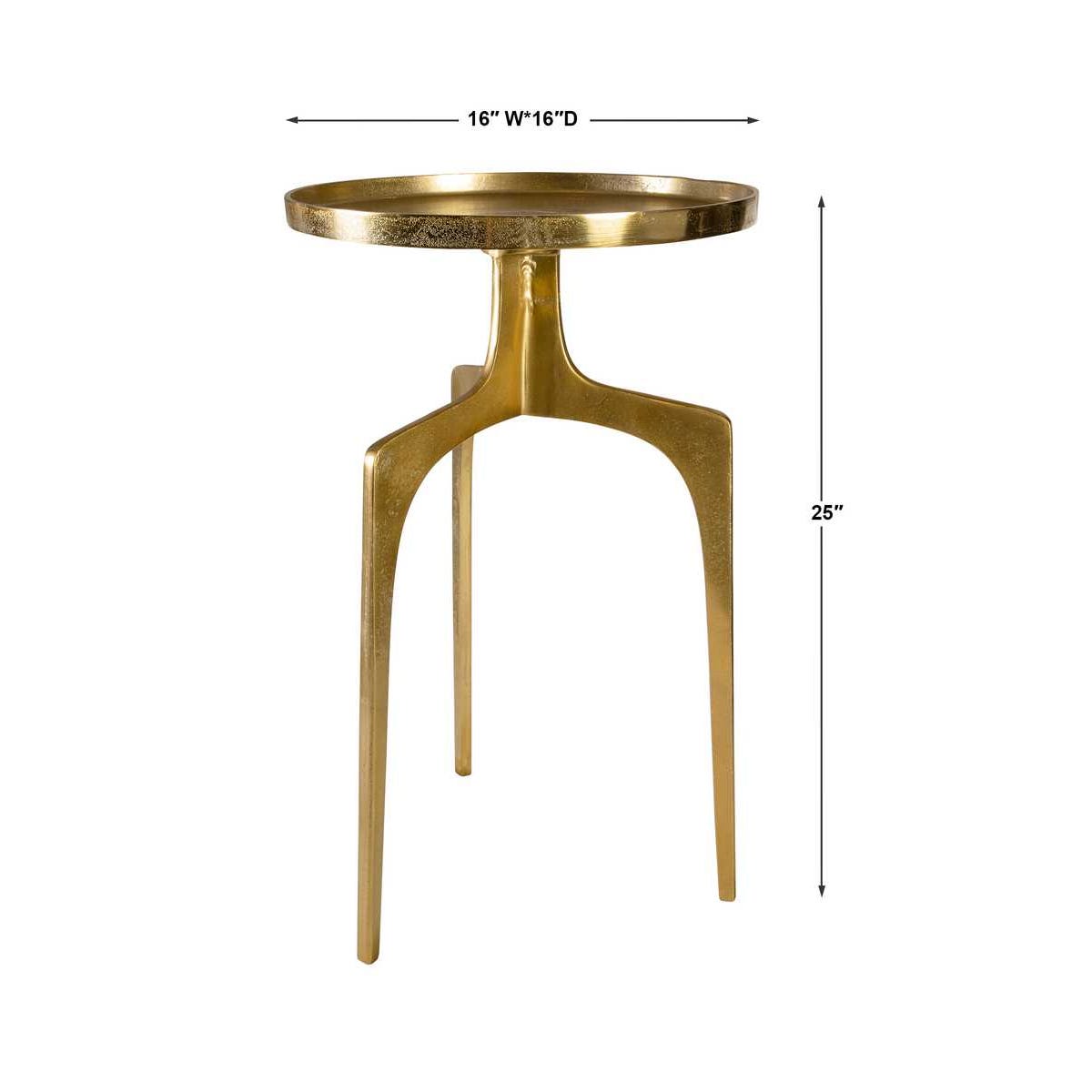 Kenna Accent Table, Gold